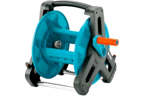 Gardena  Classic slanghållare 50: Slanghållare för trädgårdsslang max. 50 m (13 mm-slang), kompakt konstruktion, med droppskydd, vinklad slanganslutning (8007-20)