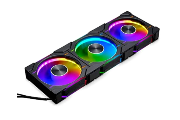 Phanteks  D30 PWM standard luftflödeslampor, svart 120 mm, PWM, 3-pack