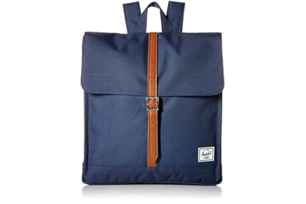 Herschel  10486-00007 City Mid-Volume Navy/Tan Synthetisch leer, 32,5 x 12,7 x 35,5 cm/14 l