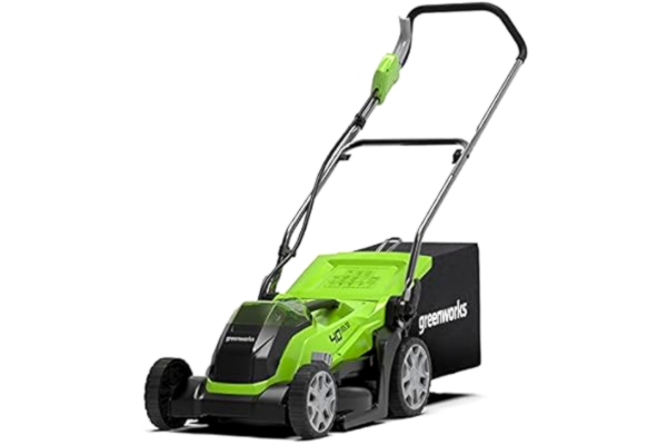 Greenworks  G40LM35 Cordless Lawnmower for Lawns up to 400m², 35cm Cutting Width, 40L Bag WITHOUT 40V Battery & Charger, 3 Year Guarantee