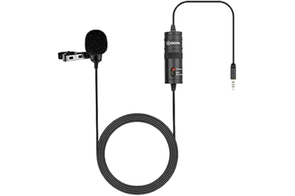 Boya BOYA av M1 Lavalier mikrofon för smartphones Canon Nikon DSLR-kameror videokameror ljudinspelare PC