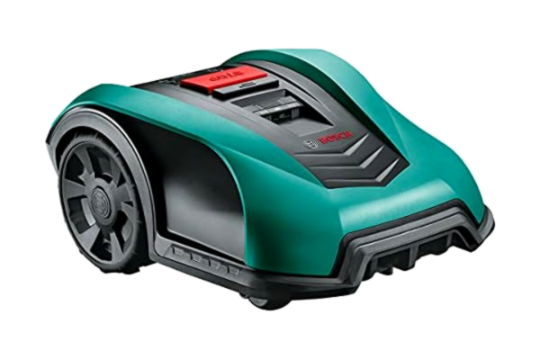 Bosch Tondeuse robot intelligente Bosch - Indego 350 (largeur de coupe de 19 cm,surface de tonte 350 m², avec accessoires)