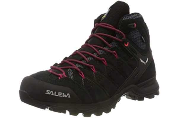 Salewa  WS Alp Mate Mid WP buty trekkingowe i do wędrówek, Black Out/Virtual Pink, 39 EU