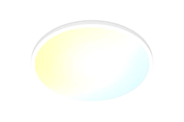 WiZ  SuperSlim taklampa, tunable white, dimbar, varm till kall vit, 22 W, smart kontroll via app/röst via WLAN, vit