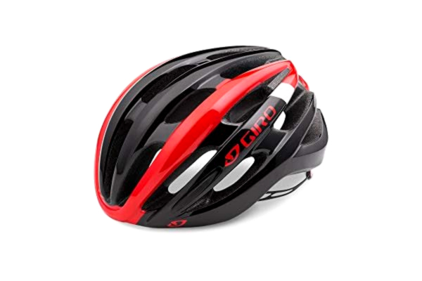 Giro  Unisex Foray Road Cycling Helmet, Bright Red/Black, Medium/55 - 59 cm