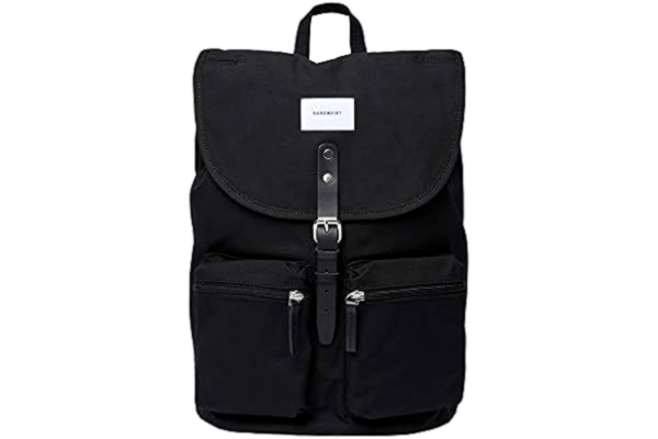 Sandqvist  Roald plecak, czarny, 40 x 30 x 30 cm