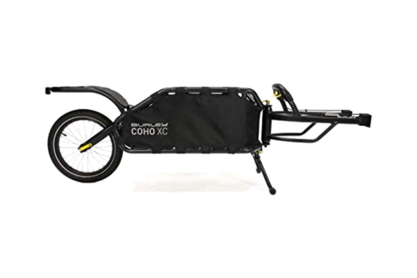Burley  Design COHO XC, Single Wheel Cargo Bike Trailer, Yellow, one Size (935102)