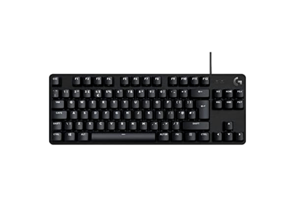 Logitech  G413 TKL SE mekaniskt gaming tangentbord - Kompakt bakgrundsbelyst tangentbord, Layout US International QWERTY - Svart