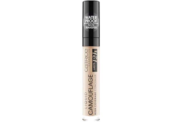 Catrice  Flytande kamouflage High Coverage Concealer, nr 020, naken, långvarig, för torr hud, för oren hud, för blandhy, vegansk, oljefri, vattentät, utan alkohol, 1-pack (5 ml)