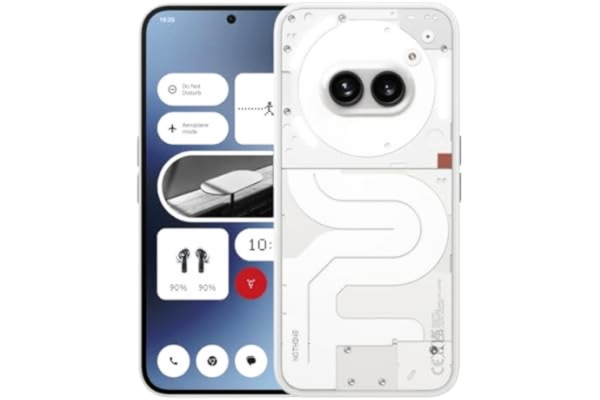 Nothing  Phone (2a) 8+128GB - Mobiltelefon med Nothing OS 2.5 - Mjölkvit