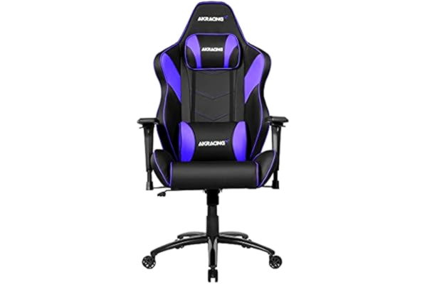 AKracing AKRACING Core LX PLUS krzesło gamingowe z poduszkami, sztuczna skóra PU, kolor czarny/indygo