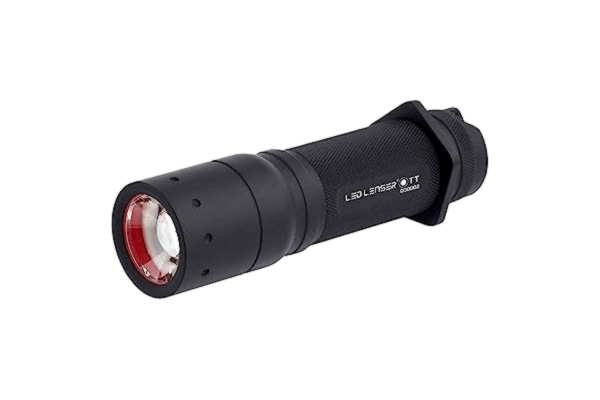 LED Lenser Ledlenser TT taktisk LED ficklampa, 280 lumen, ljusräckvidd 220 m, robust metallhölje, fokuserbar, 3x AAA batteridriven, inkl. batterier, jaga, fiska, utomhus