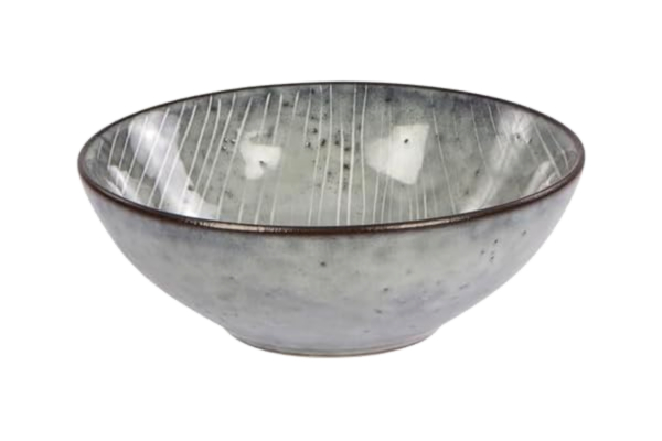 Broste Copenhagen  Nordisk havsskål 17 x 6 cm, blå-grå