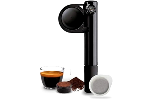 Handpresso  Pump Black 48238 Portable and manual espresso machine for ESE pods or ground coffee