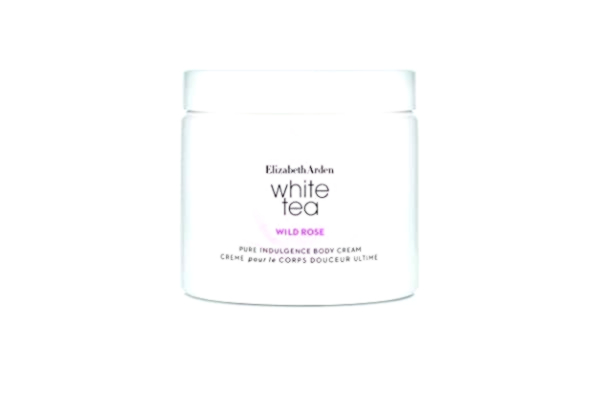 Elizabeth Arden  - Wild Rose White Tea kroppskräm, med sheasmör och vitt te-extrakt, slätar ut och återfuktar torr hud, lätt parfymerad - 400 ml