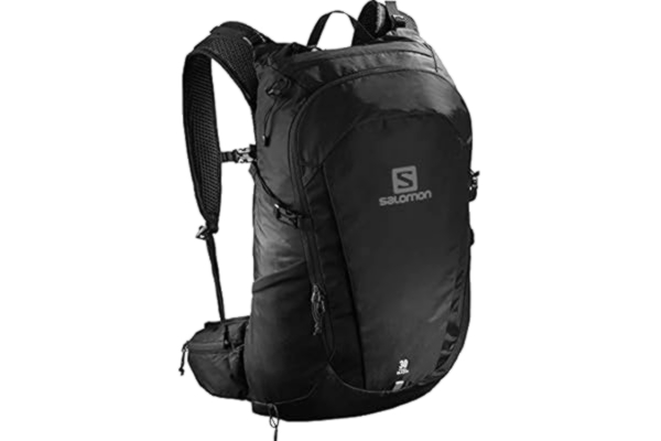 Salomon  Trailblazer 30 Unisex Hiking Backpack, Perfect for Running, Cycling and Walking, Black, Capacity for up to 30 Litres