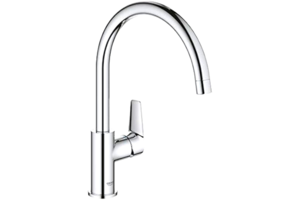 Grohe GROHE BauEdge kitchen Tap, Tool Less fitting, Chrome Mixer Tap 31367001