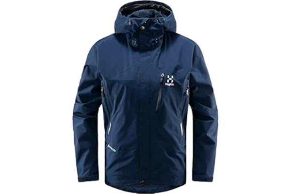 Haglöfs  Hardshelljacka dam Astral GTX jacka vattentät, vindtät, andas kamouflageblå XS XS