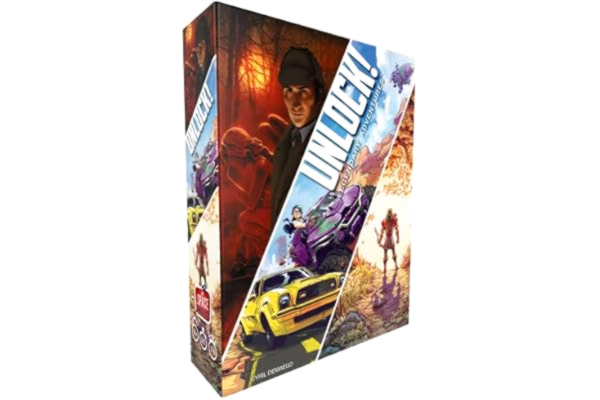 Asmodee UNLOCK! Legendary Adventures - Kortspel | Escape Room Spel för Vuxna och Barn | Mysteriespel för Spelkvällar med Familjen | Engelska | Ålder 14+ | 1-6 Spelare | Speltid 60 Minuter