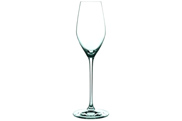 Nachtmann Spiegelau & Nachtmann Supreme champagneglas (set med 4) – 2,5 dl kristallglas, moderna glittrande vinglas, hållbara och diskmaskinssäkra stammade glas, idealisk minimalistisk glasgåva