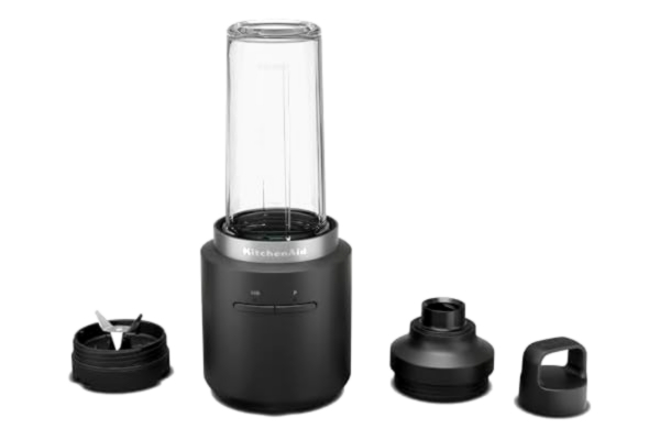 KitchenAid Kitchenaid trådlös mixer – Kitchenaid Go – Bärbar blender för smoothies och isdrycker – BPA-fri – 473 ml – utan batteri – svart