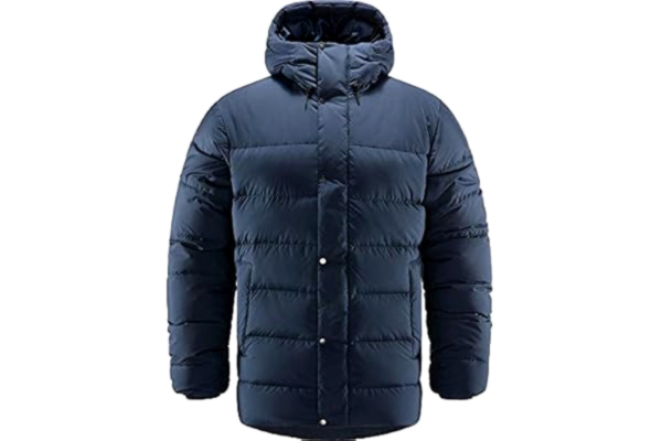 Haglöfs  Kurtka puchowa męska Näs Down Jacket Insulating, oddychająca, odporna na działanie wody niebieski Tarn Blue M