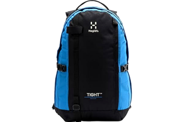 Haglöfs  Tight Medium Rugzak, uniseks, volwassenen, Zwart/Blauw (True Black/, Eén maat, Informeel