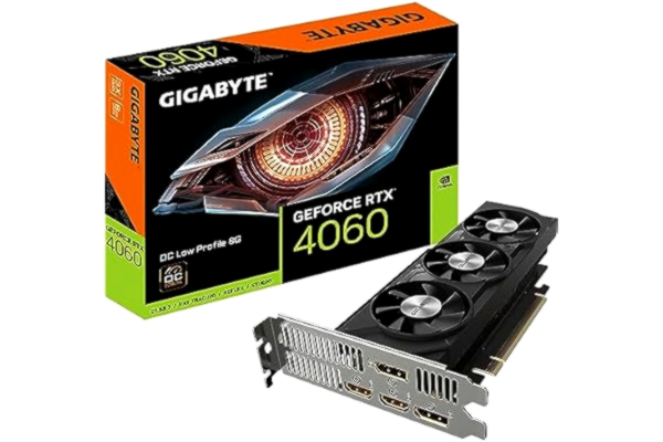 Gigabyte  GeForce RTX 4060 OC Low Profile 8G NVIDIA GeForce RTX­ 4060 8 Go GDDR6