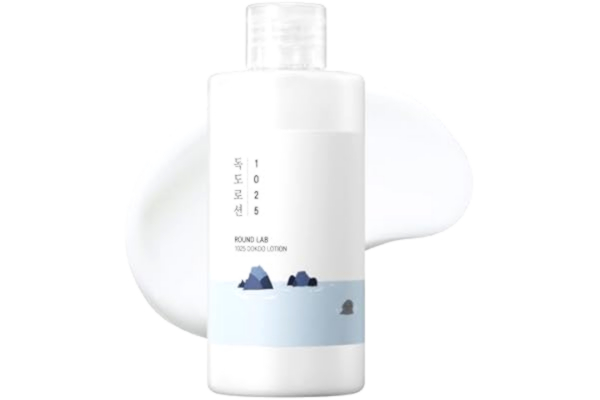 Round Lab ROUND LAB 1025 Dokdo Lotion | Lagrar fukt, trippel hyaluronsyra, emulsion, långvarig fuktförsörjning, lugnande lotion för känslig hud (6,76 fl.oz)