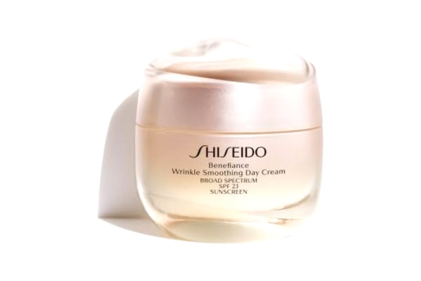 Shiseido , Shiseido Cr/Viso Benefiance Wrinkle Smoot. Spf25 5, Dagkräm Mot Sprinkles Spf 25, Mångfärgad, U, Kvinna