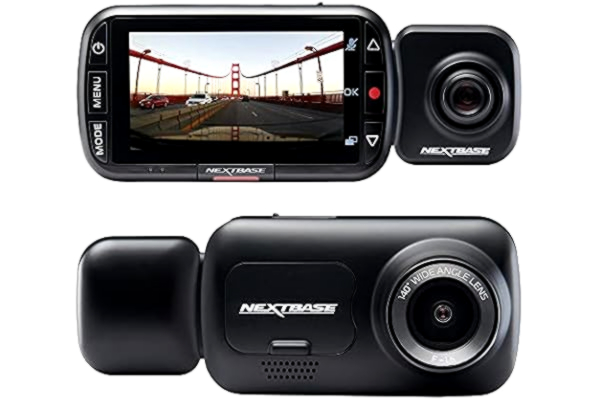 Nextbase  222X Dashcam Voiture Avant/arrière Full HD 1080p/30 fps, Grand-Angle 140°, caméra embarquées avec stationnement Intelligent, Compatible Filtre polarisant, détecteur de Mouvement G-Sensor