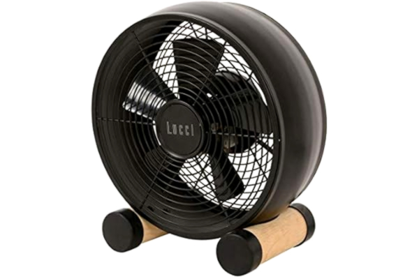 Beacon Lighting Bordvifte Breeze, Ø 20cm, svart/ask