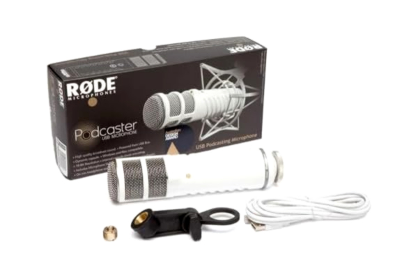 Røde RØDE Podcaster Frontadress Broadcast Dynamisk USB-mikrofon för podcasting, streaming, spel och röstinspelning
