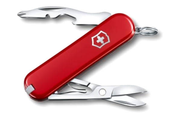 Victorinox , Schweizer Taschenmesser, Jetsetter, Multitool, 7 Funktionen, Kapselheber, Phillips-Schraubendreher 0/1, magnetisch