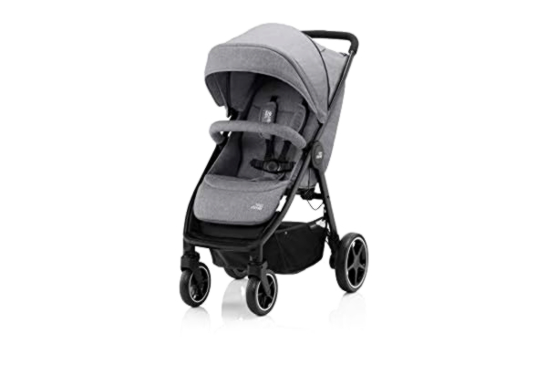 Britax  Römer wózek spacerowy, B-AGILE M, od urodzenia do 4 lat, Elephant Grey