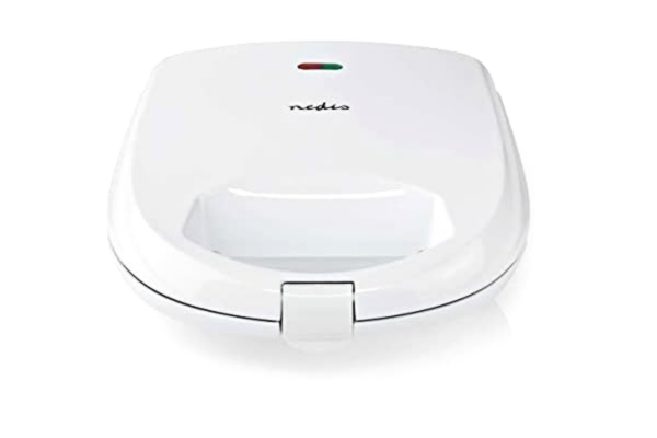 Nedis  KASM110FWT Sandwiker | 700 W | 20,5 x 12 cm | automatisk temperaturkontroll | ABS