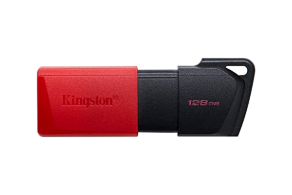 Kingston  DataTraveler Exodia M USB 3.2 Gen 1 DTXM/128 GB – med rörligt lock (svart + röd)