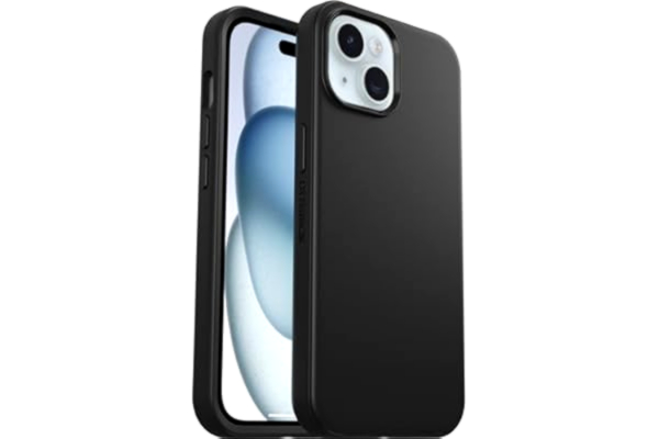 Otterbox OtterBox Symmetry Magsafe skal för iPhone 16e, 15, 14, 13, stöttåligt, fallsäkert, skyddande tunt skal, testad till militärstandard x3, Svart