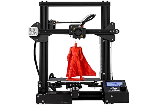 Creality3D Imprimante 3D Creality Ender 3, Imprimante 3D en kit à cadre entièrement métallique avec grande taille d'impression 220 * 220 * 250mm, impression stable, opération facile