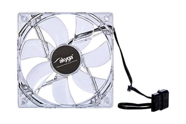 Akyga VENTILADOR AKYGA 12 cm LED Vit AW-12A-WH MOLEX 120 mm
