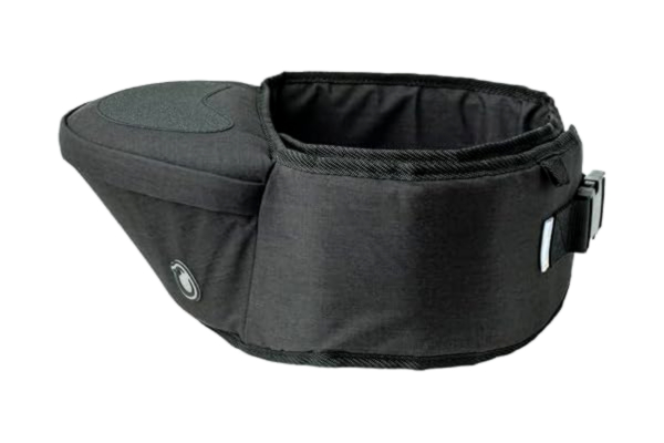 Hippychick  Hipseat bärsele | Lätt justerbar ryggstöd midjepall för 6-36 månader (denim svart)
