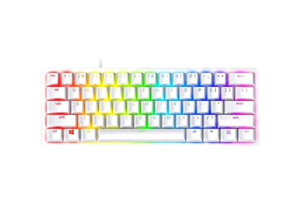 Razer  Huntsman Mini Gaming Keyboard Optical Purple Switches Mercury US-Layout