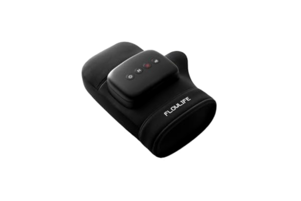 Flowlife  Flowpression Hand Handmassage med Luftkompression och Värmefunktion, 3 Program, 3 Intensitetsnivåer, 2 timmars batteritid, Uppladdningsbar, Vit