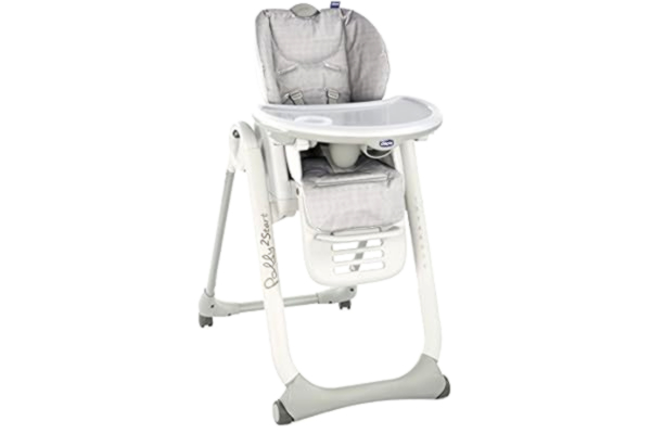 Chicco  Polly 2 Start 3-i-1-suttesæde Happy Silver