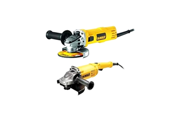 Dewalt DeWalt DWE492DUO2-QS - Grinders KIT = DWE492 230mm 2.200W + DWE4157 125mm 900W Démarrage progressif, Verrouillage et Redémarrage Couleur