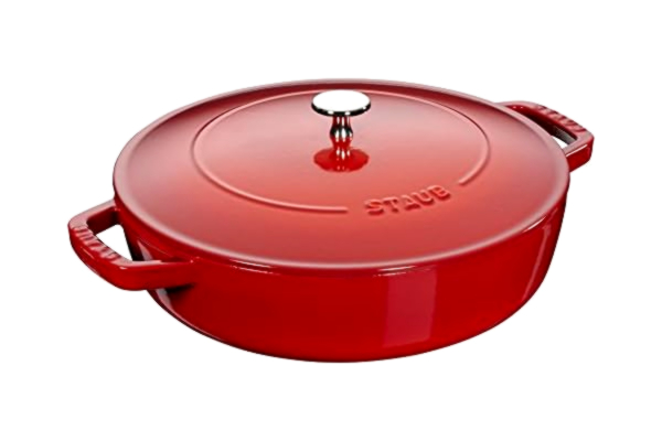 Staub  Chistera Sautérgryde 24cm., rød