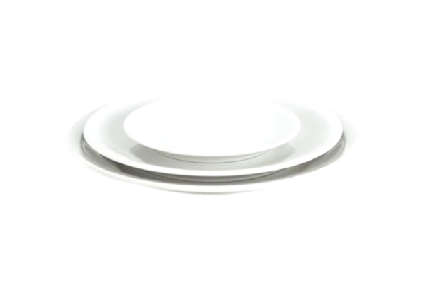 Pillivuyt  Bourges Tallrik flat Dia 24 cm Vit