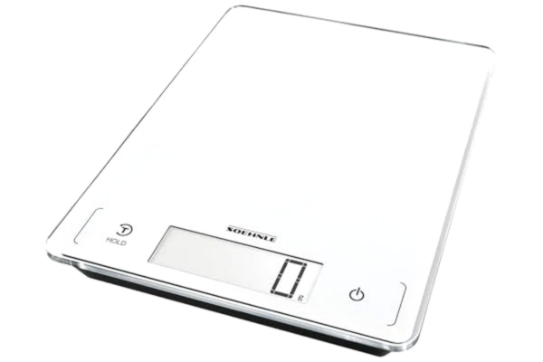 Soehnle  Page Profi 300 Bilancia pesa alimenti digitale, Bilancia da cucina da 1 g a 20 kg compatta ed elegante, Bilancia cucina digitale – bianco