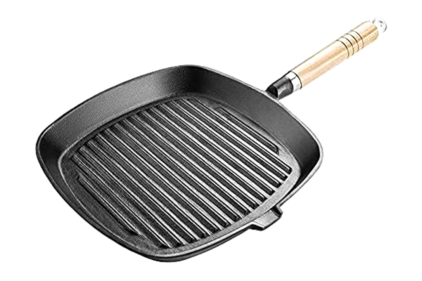 Lamart Poêle en Fonte, 24cm Diamètre, Noir