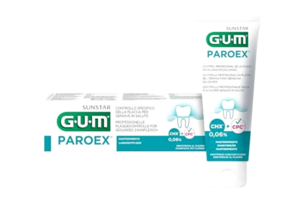 GUM Gum Paroex Sunstar Chlorhexidin 0,06% tandkräm, 75 ml (1-pack)